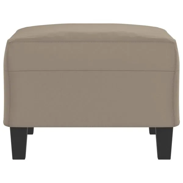 Taburet, gri taupe, 70x55x41 cm, microfibră