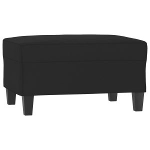 Taburet, negru, 70x55x41 cm, microfibră