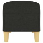 Bancă, negru, 100x35x41 cm, textil