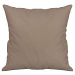 Perne decorative, 2 buc., gri taupe, 40×40 cm, microfibră