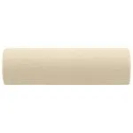 Perne decorative, 2 buc., crem, Ø15×50 cm, textil
