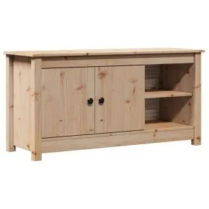 Comodă TV, 103×36,5×52 cm, lemn masiv de pin