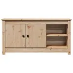 Comodă TV, 103×36,5×52 cm, lemn masiv de pin