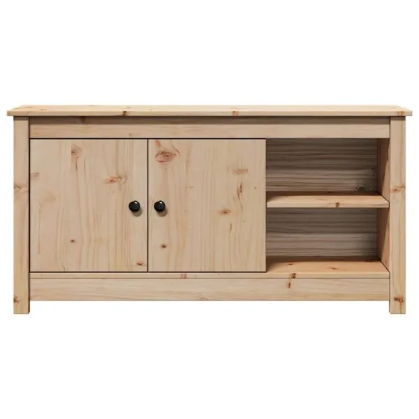 Comodă TV, 103×36,5×52 cm, lemn masiv de pin