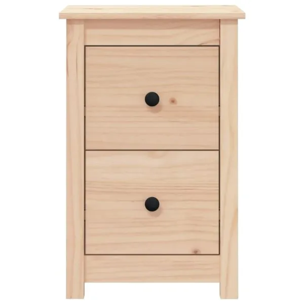 Noptiere, 2 buc., 40x35x61,5 cm, lemn masiv de pin