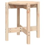 Măsuță de cafea, Ø 42,5×45 cm, lemn masiv de pin