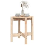 Măsuță de cafea, Ø 42,5×45 cm, lemn masiv de pin