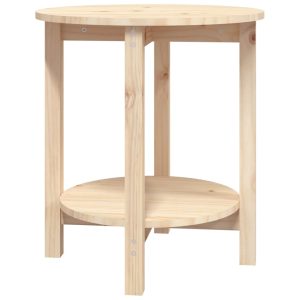 Măsuță de cafea, Ø 55×60 cm, lemn masiv de pin