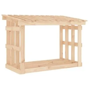 Rastel pentru lemne de foc, 108×64,5×77 cm, lemn masiv pin