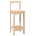 Set mobilier de bar, 5 piese, lemn masiv de pin