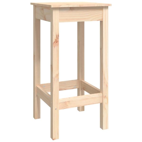 Set mobilier de bar, 7 piese, lemn masiv de pin