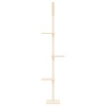 Ansamblu pisici din podea până la tavan, crem, 267,5-297,5 cm