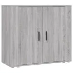 Dulap, gri sonoma, 80x33x70 cm, lemn compozit