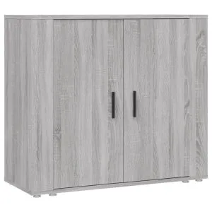 Dulap, gri sonoma, 80x33x70 cm, lemn compozit