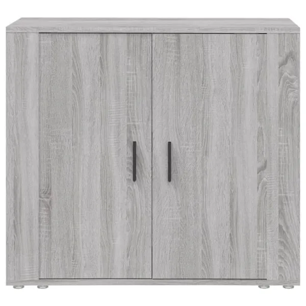 Dulap, gri sonoma, 80x33x70 cm, lemn compozit