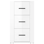 Dulap, alb extralucios, 40x33x70 cm, lemn prelucrat