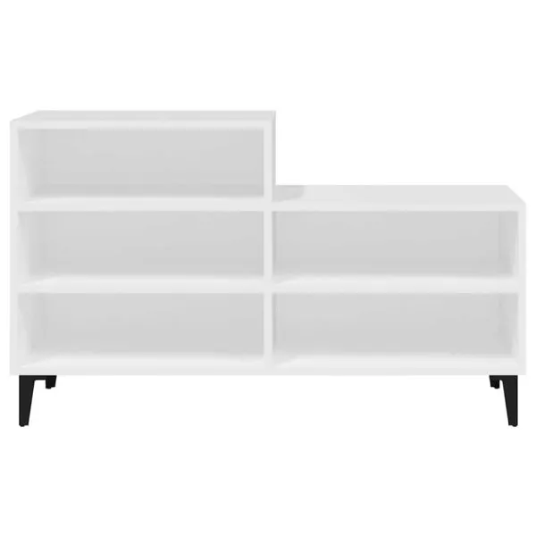 Pantofar, alb, 102x36x60 cm, lemn compozit
