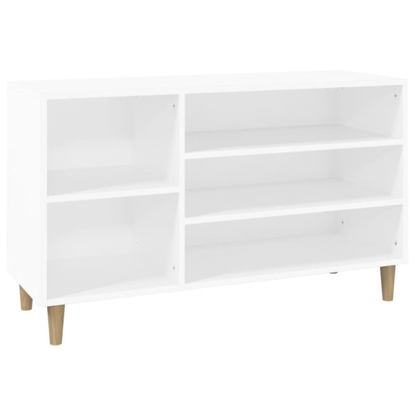 Pantofar, alb, 102x36x60 cm, lemn compozit