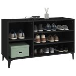Pantofar, negru, 102x36x60 cm, lemn compozit