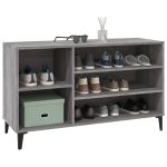 Pantofar, gri sonoma, 102x36x60 cm, lemn prelucrat