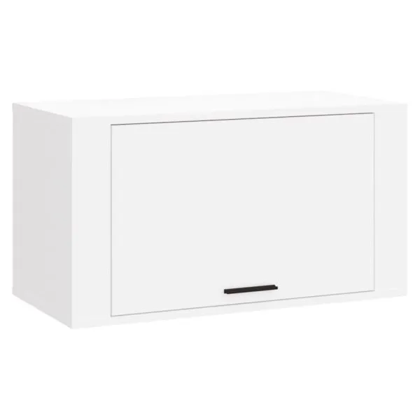Pantofar de perete, alb, 70x35x38 cm, lemn prelucrat