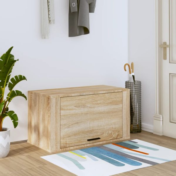 Pantofar de perete, stejar sonoma, 70x35x38 cm, lemn prelucrat