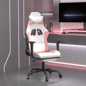 Scaun de gaming cu suport picioare