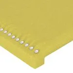 Tăblii de pat, 2 buc, verde, 80x5x78/88 cm, textil