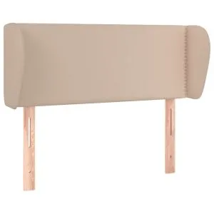 Tăblie pat cu aripioare cappuccino 103x23x78/88cm piele eco