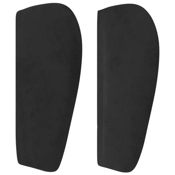 Tăblie de pat cu aripioare negru 203x23x78/88 cm catifea