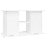 Suport acvariu, alb extralucios, 101x41x58 cm, lemn prelucrat
