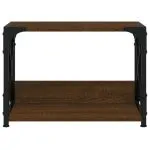 Suport imprimantă 2 niveluri stejar maro 44x26x31,5 cm lemn
