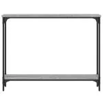Măsuță consolă, gri sonoma, 100×22,5×75 cm, lemn prelucrat