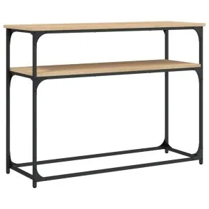 Măsuță consolă, stejar sonoma, 100×35,5×75 cm, lemn prelucrat
