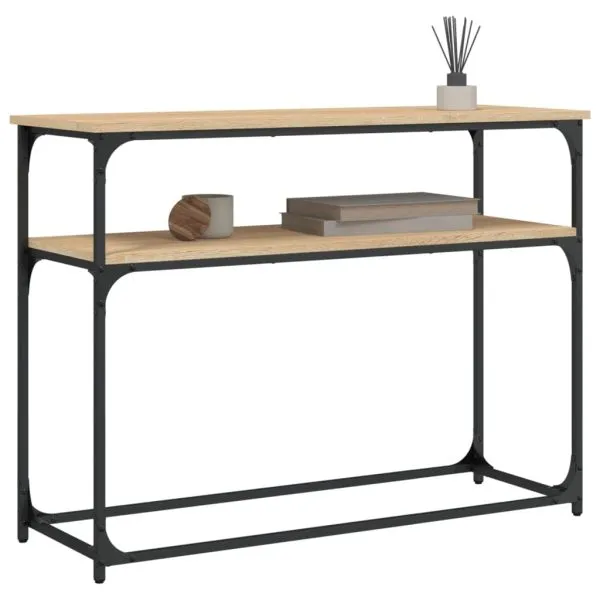 Măsuță consolă, stejar sonoma, 100×35,5×75 cm, lemn prelucrat