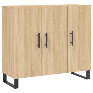 Dulap, stejar sonoma, 90x34x80 cm, lemn compozit