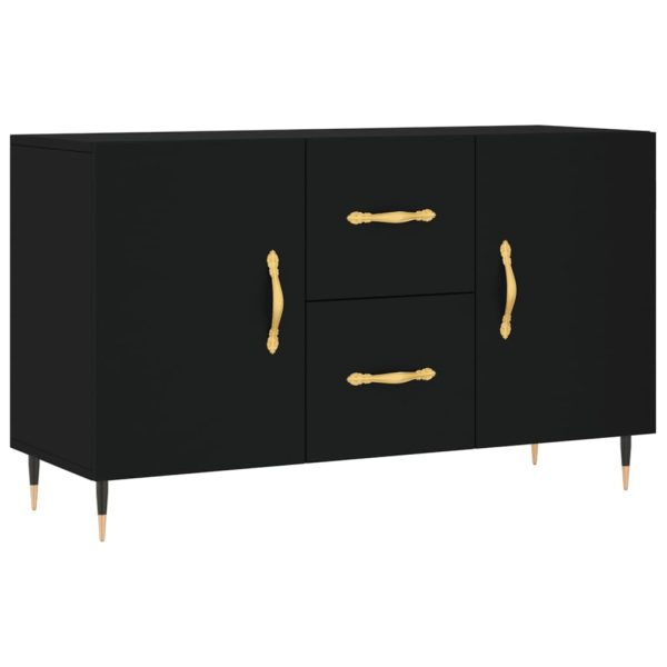 Dulap, negru, 100x36x60 cm, lemn compozit