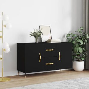 Dulap, negru, 100x36x60 cm, lemn compozit