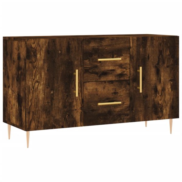 Dulap, stejar fumuriu, 100x36x60 cm, lemn compozit