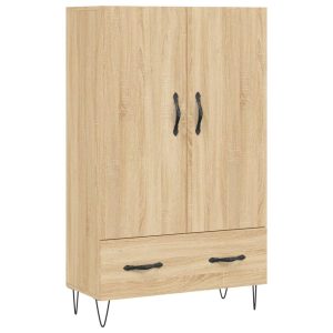 Dulap înalt, stejar Sonoma, 69,5x31x115 cm, lemn prelucrat