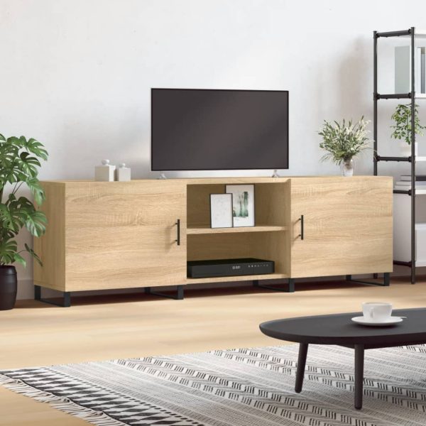 Comodă TV, stejar sonoma, 150x30x50 cm, lemn compozit