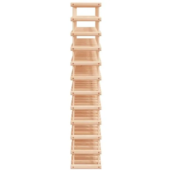 Raft de vin pentru 120 sticle 112,5x23x123,5 cm lemn masiv pin