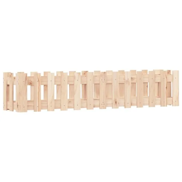 Pat înălțat grădină design gard 150x30x30 cm lemn de pin tratat