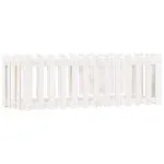 Pat înălțat grădină design gard alb 150x50x50cm lemn pin tratat