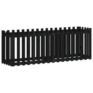 Pat înălțat grădină design gard 200x50x70 cm lemn impregnat pin