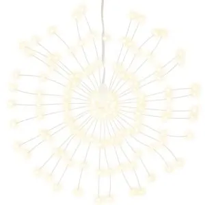 Lumină stelară de Crăciun 140 LED-uri alb cald 17 cm