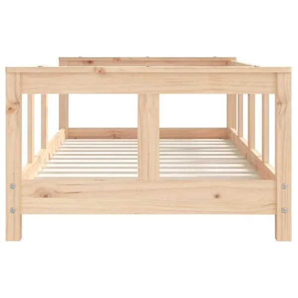 Cadru de pat pentru copii, 70×140 cm, lemn masiv de pin