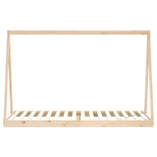Cadru pat pentru copii, 90×200 cm, lemn masiv de pin