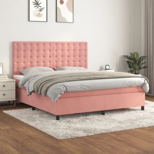 Pat box spring cu saltea