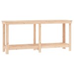 Banc de lucru, 180x50x80 cm, lemn masiv pin